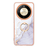 Electroplating Marble IMD TPU Phone Case with Ring Holder